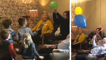 Old meets young at Cherry Willingham care home